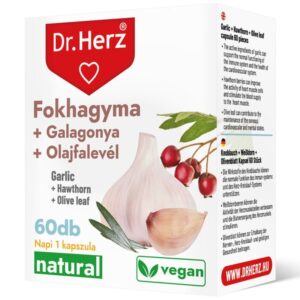 Dr. Herz Fokhagyma + Galagonya + Olajfalevél 60db