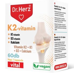 Dr. Herz K2-vitamin 150mcg+K1+D3+Kálcium kapszula 60db