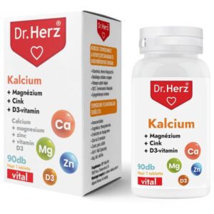 Dr. Herz Kalcium+Magnézium+Cink+D3-vitamin tabletta 90db