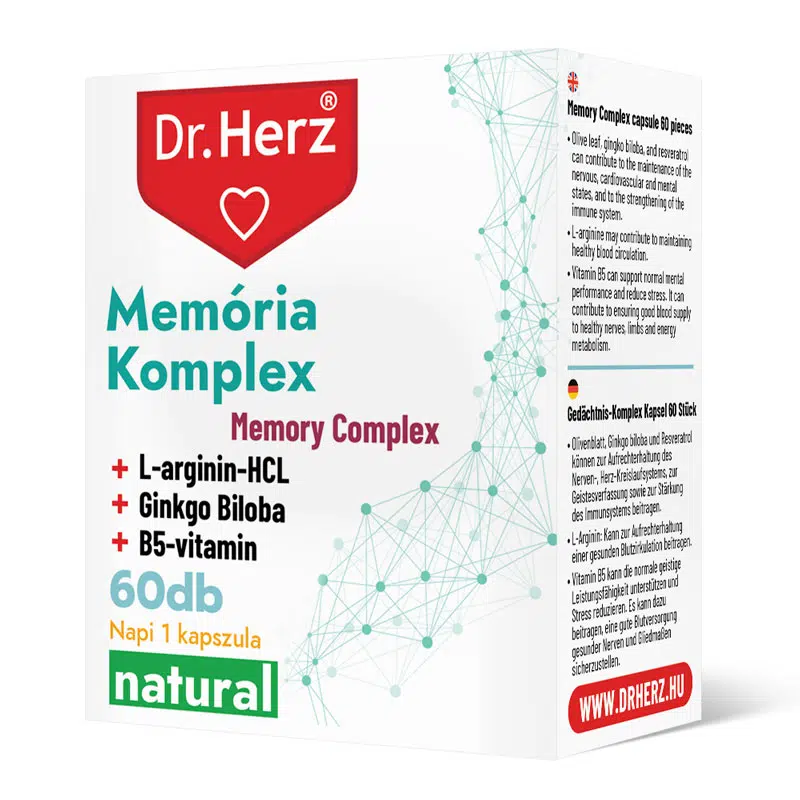 Dr. Herz Memória Komplex 60 db kapszula