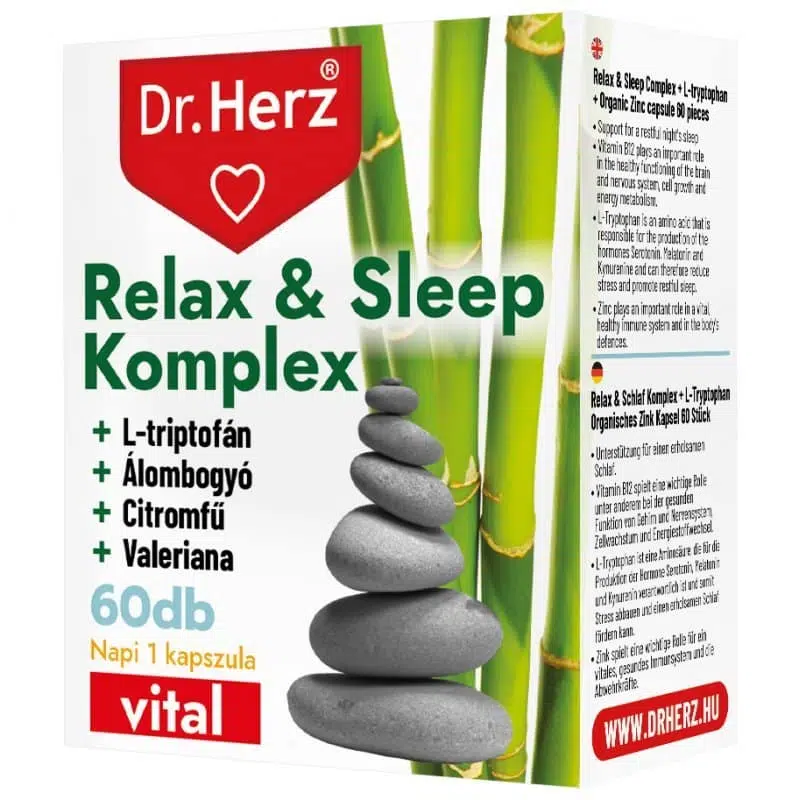 Dr. Herz Relax & Sleep Komplex 60 db kapszula