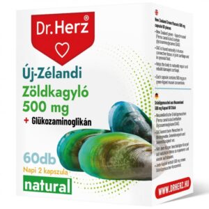 Dr. Herz Új - Zélandi Zöldkagyló kivonat 500mg 60db kapszula