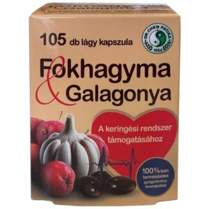 Dr.chen Fokhagyma és Galagonya kapszula 105x