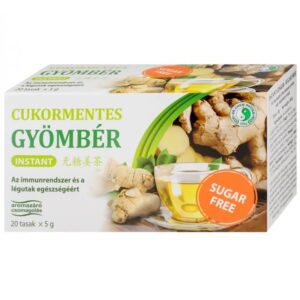 Dr.chen instant CUKORMENTES gyömbér tea 20x5g (zöld)