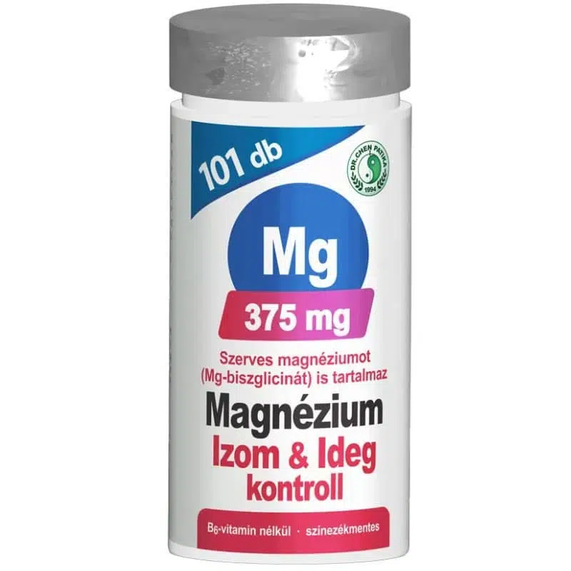 Dr.chen Magnézium 375mg Izom & Ideg Kontroll tabletta 101db