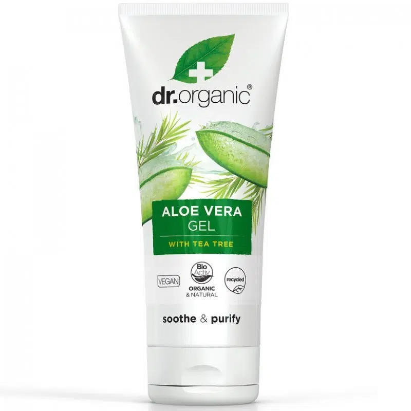 Dr.organic bio aloe vera gél TEAFA olajjal 200 ml