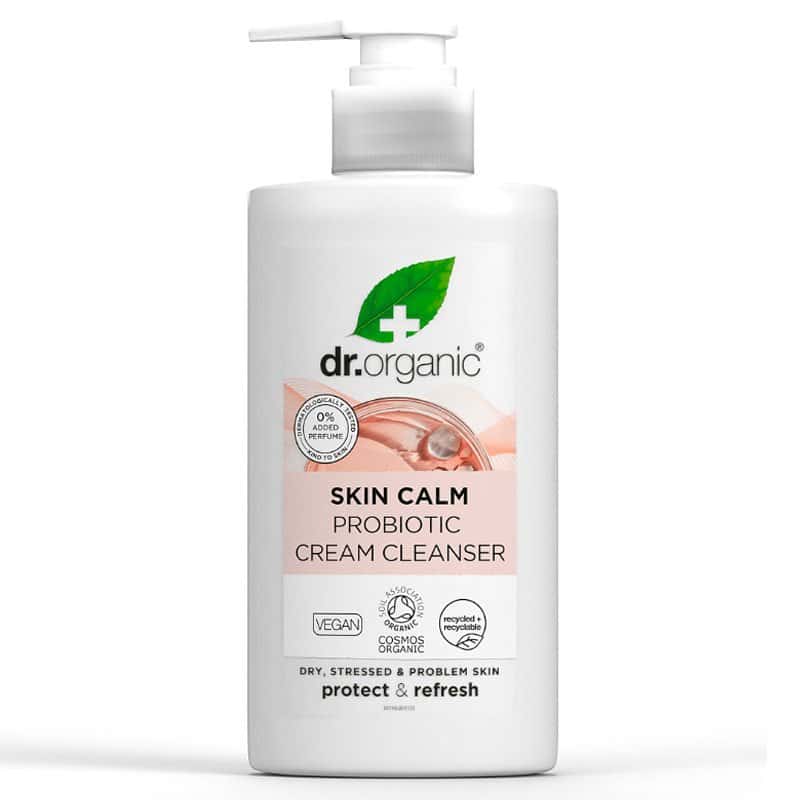 Dr.Organic Skin Calm Probiotikus krémes arclemosó 150ml