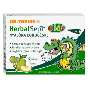 Dr.theiss Herbalsept Alma ízű nyalóka köhögés ellen 6db