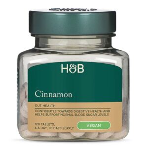 H&B Fahéj (Cinnamon) tabletta 2000 mg 120 db