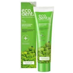 Ecodenta Fehérítő fogkrém BERGAMOT ÉS CITROMOLAJJAL 100ml