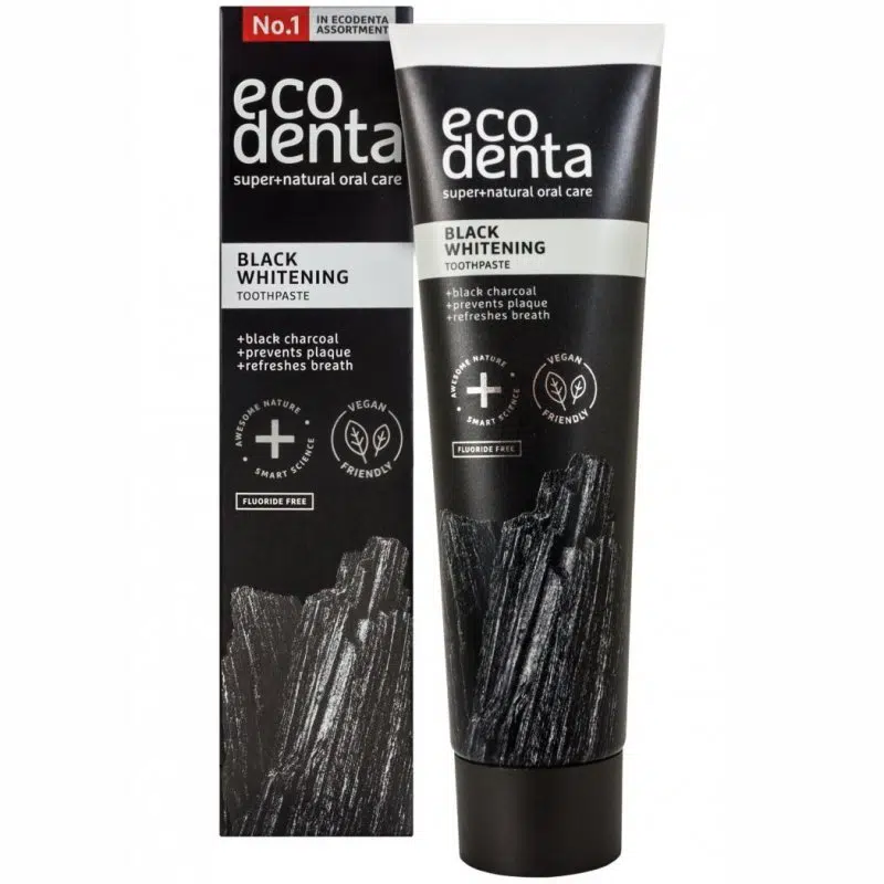 Ecodenta Fehérítő fogkrém SZÉNNEL 100ml