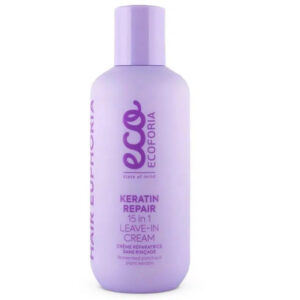 Ecoforia 15 in 1 Keratinos öblítésmentes helyreállító krém (lila) 200ml