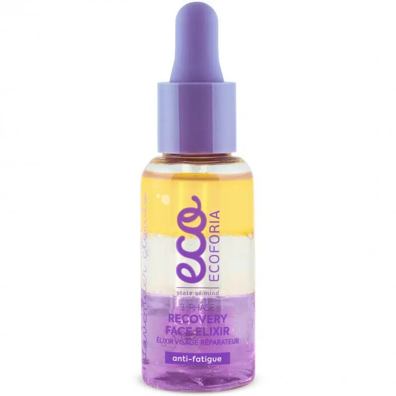 Ecoforia 3 fázisú helyreállító arcelixír levendulával 30ml (lila)