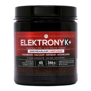 Mannavita ElektronyK+ italpor (PIROS) 1000mg Kálium ÉDES ízű 346g
