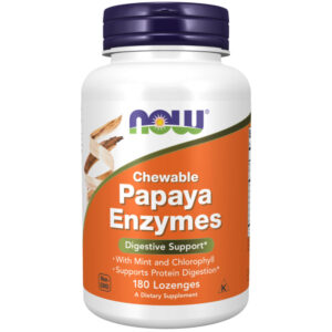 Now Papaya Enzymes rágótabletta 180db