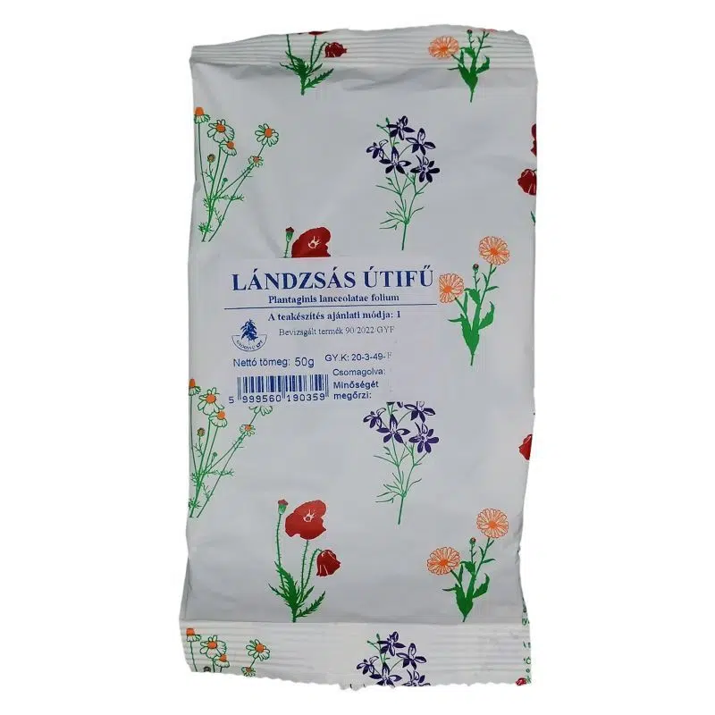 Gyógyfű keskenylevelű utifű (lándzsás utifű) 50 g