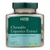H&B Édesgyökér (Liquorice) rágótabletta 760 mg 60db