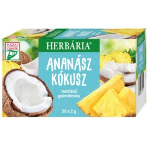 Herbária Ananász-Kókusz gyümölcstea 20db filteres