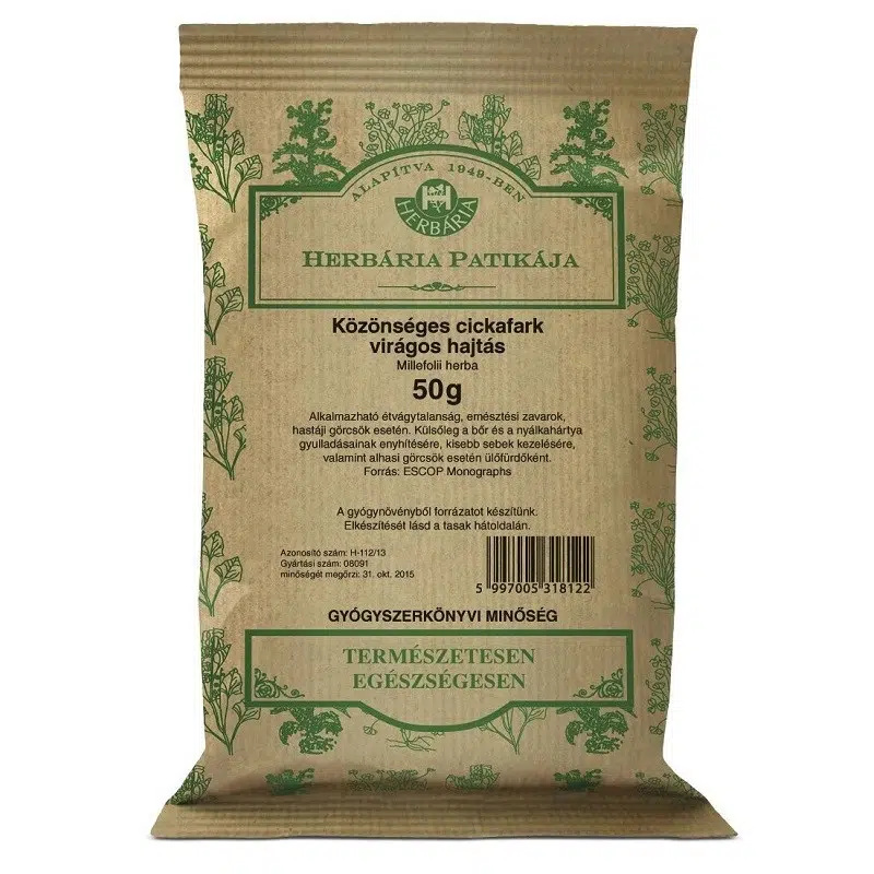 Herbária Közönséges cickafark virágos hajtás tea 50g