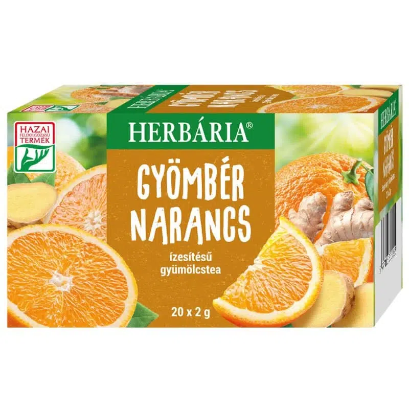 Herbária Gyömbér-Narancs tea 20db filteres