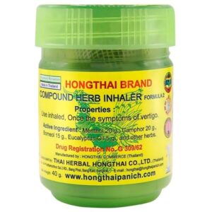 HONGTHAI Gyógynövényes Inhalátor -Világos zöld (Madaras)