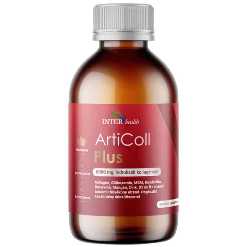Interhealth ArtiColl Plus Folyékony Kollagén 500ml ananász-grapefruit