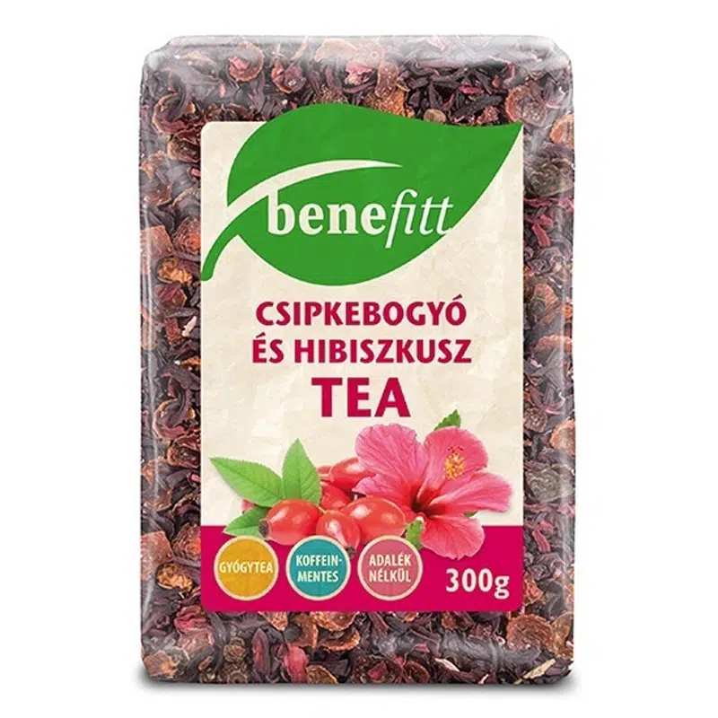 Interherb Benefitt csipkebogyó-hibiszkusz tea 300g