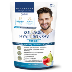 Interherb Kollagén Hyaluronsav italpor For Men Alma-Körte 396g