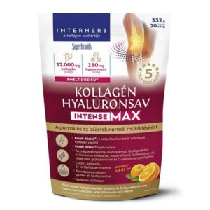 Interherb Kollagén&Hyaluronsav Porcépítő italpor INTENSE - MAX Narancs-k. 332g
