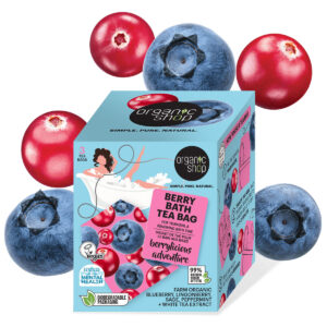 Organic Shop "Berry Bath" fürdőfilter bogyós gyümölcsökkel 3db