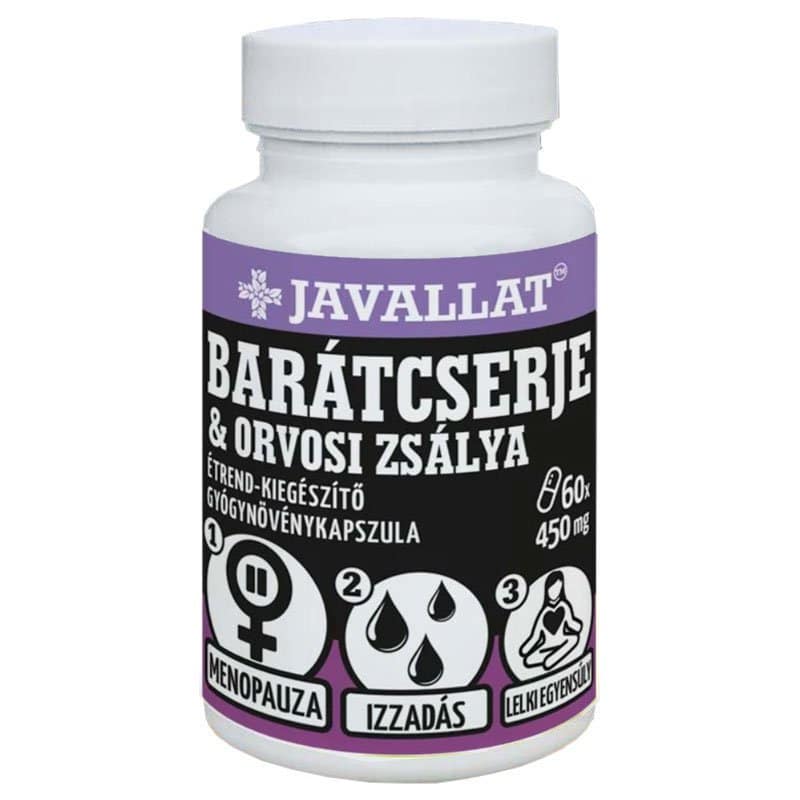 Javallat Barátcserje és Orvosi zsálya kapszula 60db