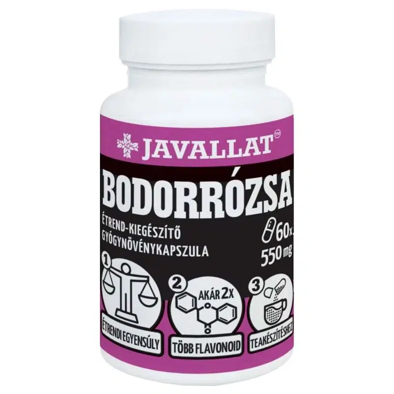 Javallat Bodorrózsa kapszula 60db