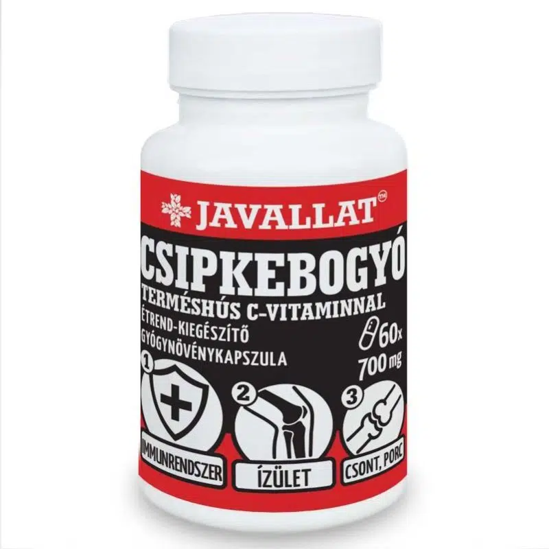 Javallat Csipkebogyó terméshús C-vitaminnal kapszula 60db
