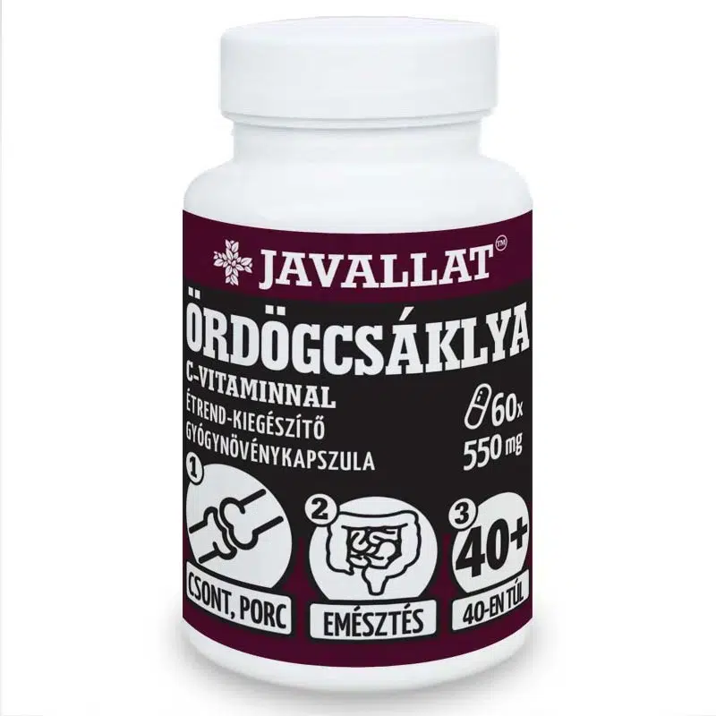 Javallat Ördögcsáklya C-vitaminnal kapszula 60db