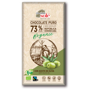 Chocolates Solé 73% Bio OLIVÁS Étcsokoládé 100g