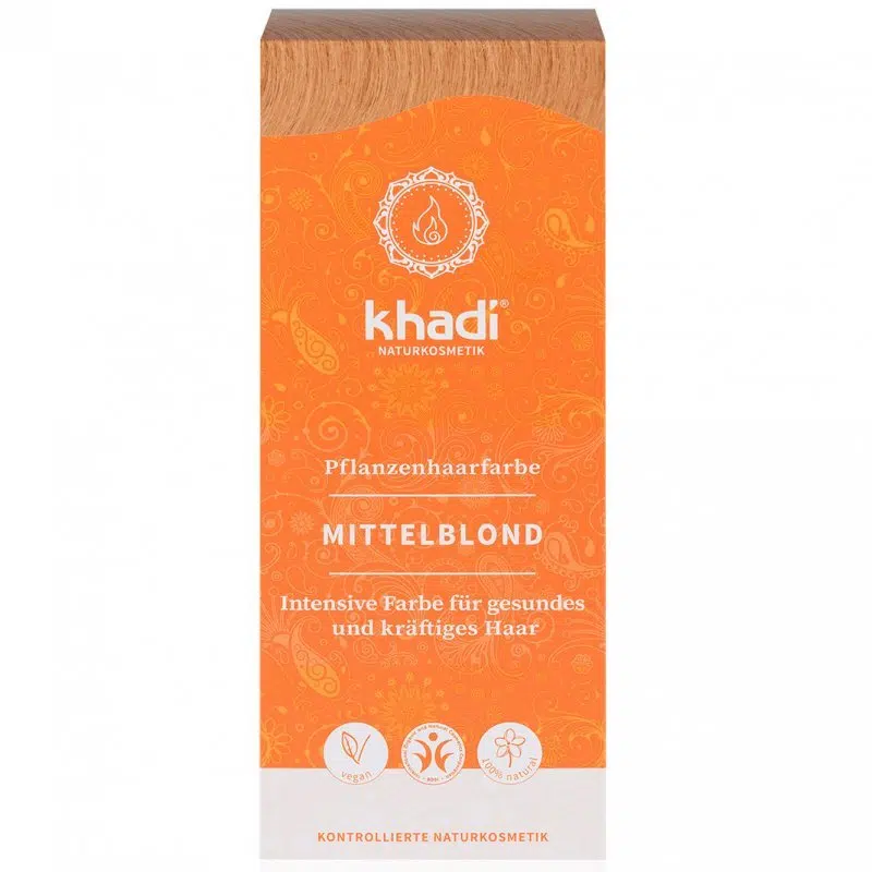 Khadi Hajfesték por - Középszőke 100g