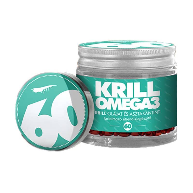 NKO KRILL-Omega3 100% tisztaságú Krill olaj 60db