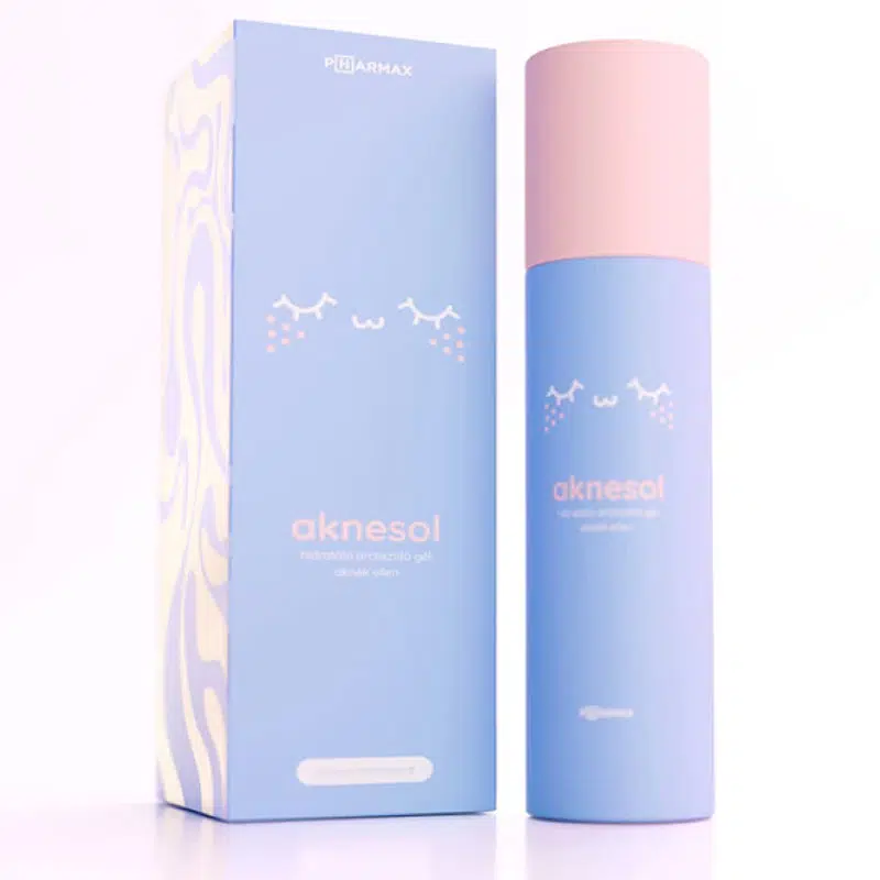Pharmax Aknesol arctisztító gél - aknék ellen 120ml