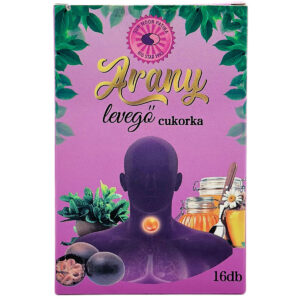 Sun Moon Arany LEVEGŐ torokcukorka 16db (lila doboz)