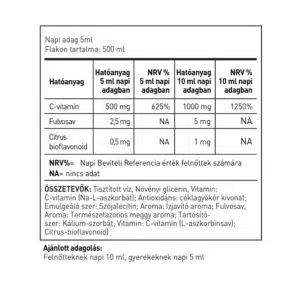 LipoCell C-vitamin ital - 500ml - Image 2