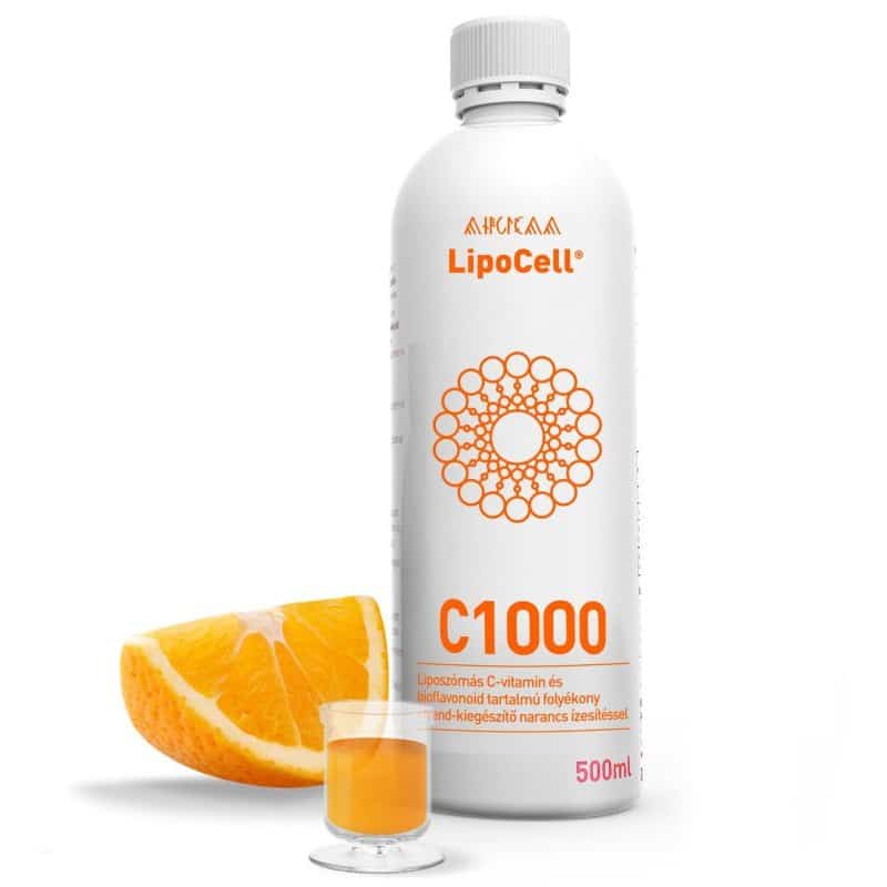 LipoCell C1000 liposzómás C-vitamin ital 500ml (NARANCS íz)