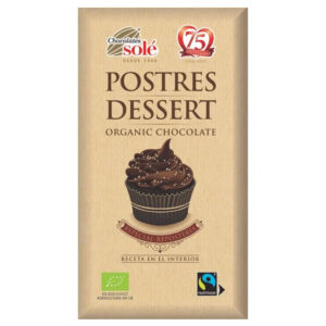 Chocolates Solé Bio POSTRES DESSERTS sütőcsokoládé 200g