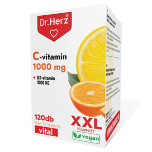 Dr. Herz XXL C-vitamin 1000mg + D3-vitamin 1000NE 120db kapszula