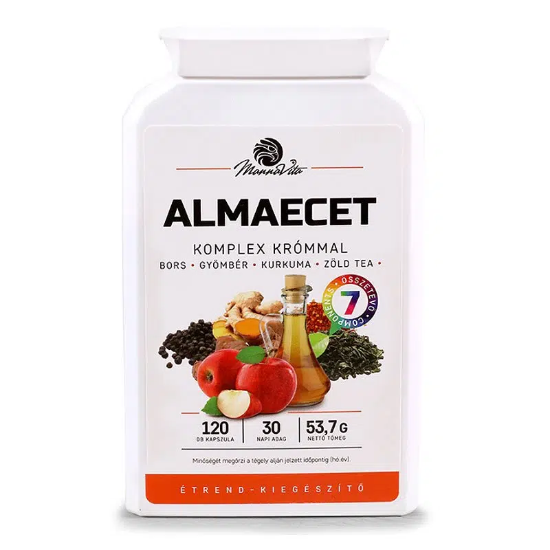 Mannavita Almaecet kapszula krómmal 120db
