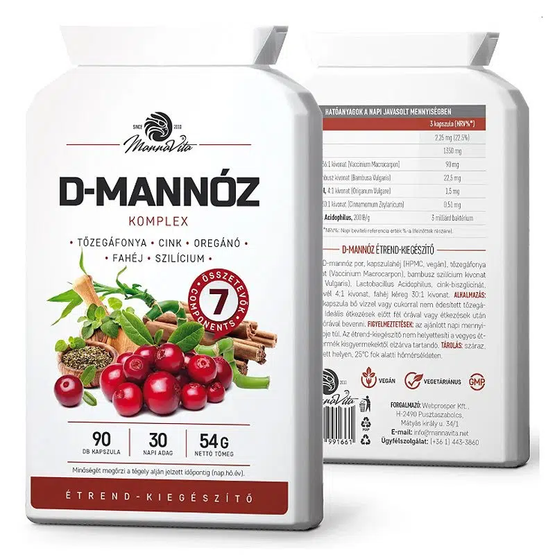Mannavita D-mannóz komplex 90db