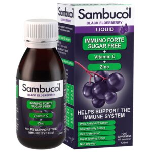 Mannavita Sambucol CUKORMENTES fekete bodza szirup (ZÖLD) 120ml