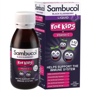 Mannavita Sambucol fekete bodza szirup gyermek 120ml