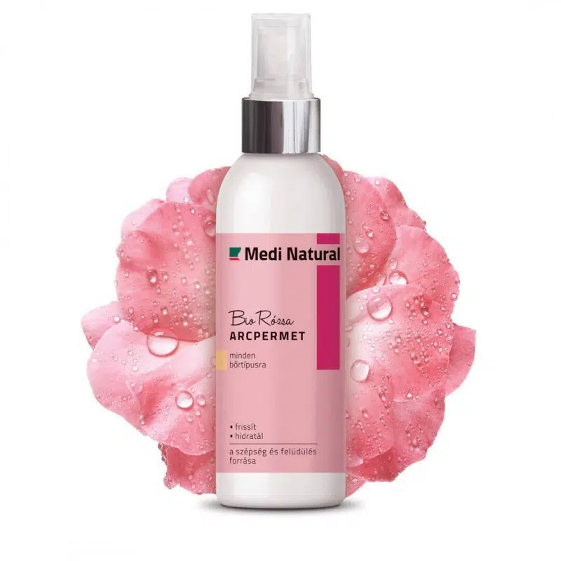 Medinatural arcpermet bio rózsa hidrolat 100ml