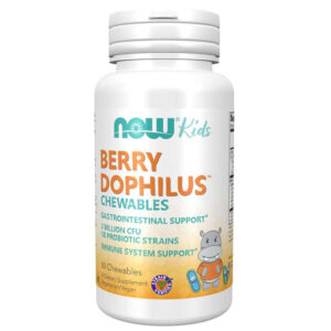 Now Berry Dophilus gyerek probiotikum  rágótabletta erdei gyümölcs - 60db