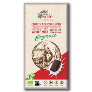 Chocolates Solé 39% Bio Tejcsokoládé 100g